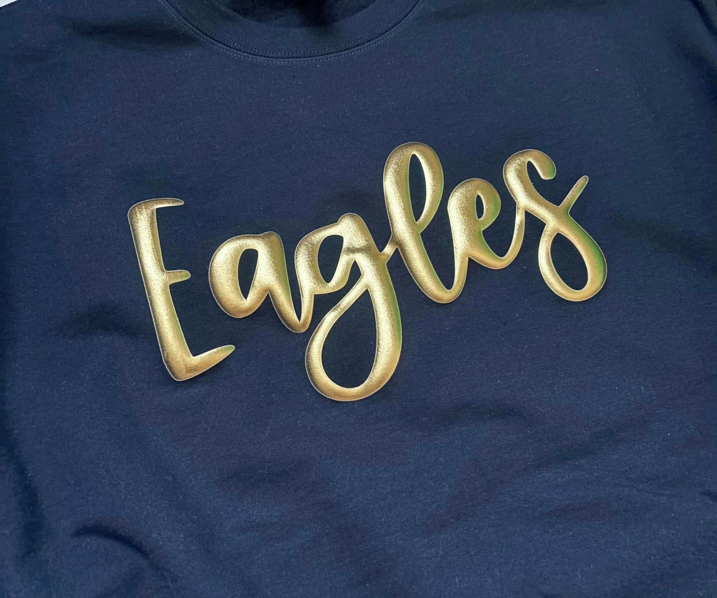 Metallic Puff Sweatshirt