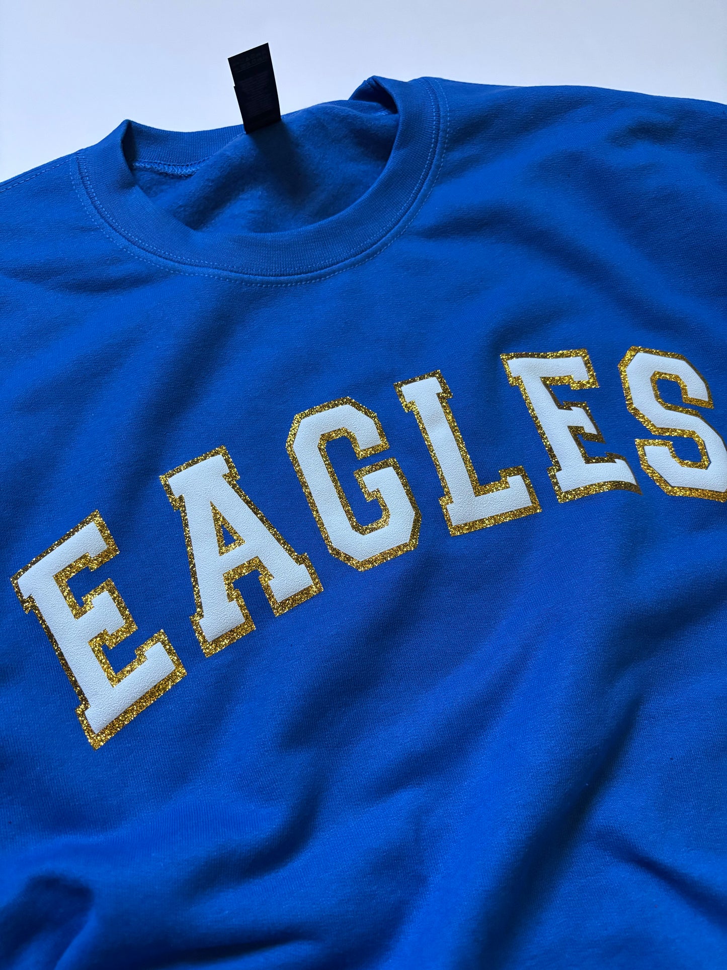 Faux Chenille Patch Sweatshirt