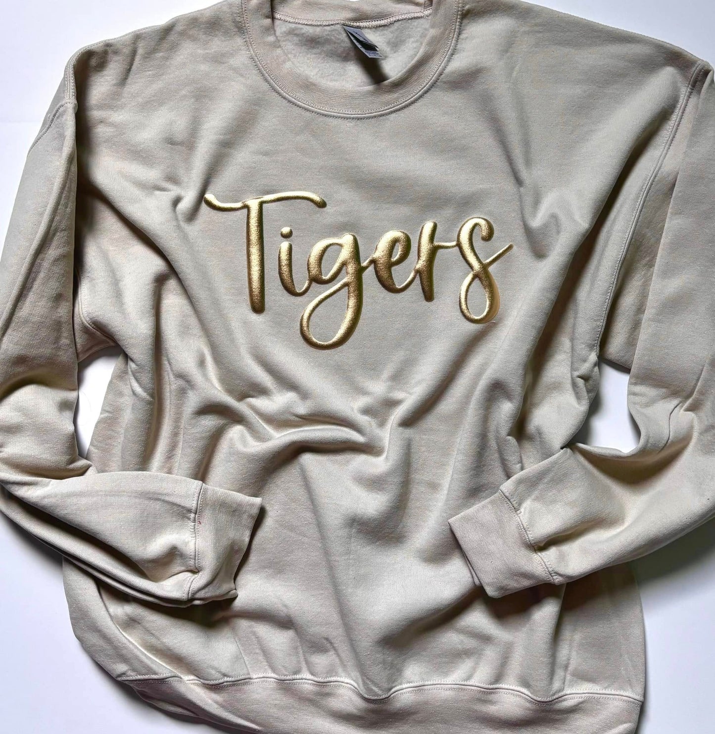 Metallic Puff Sweatshirt