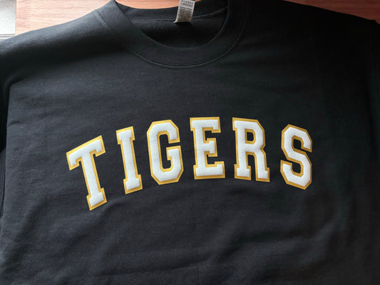 Faux Chenille Patch Sweatshirt