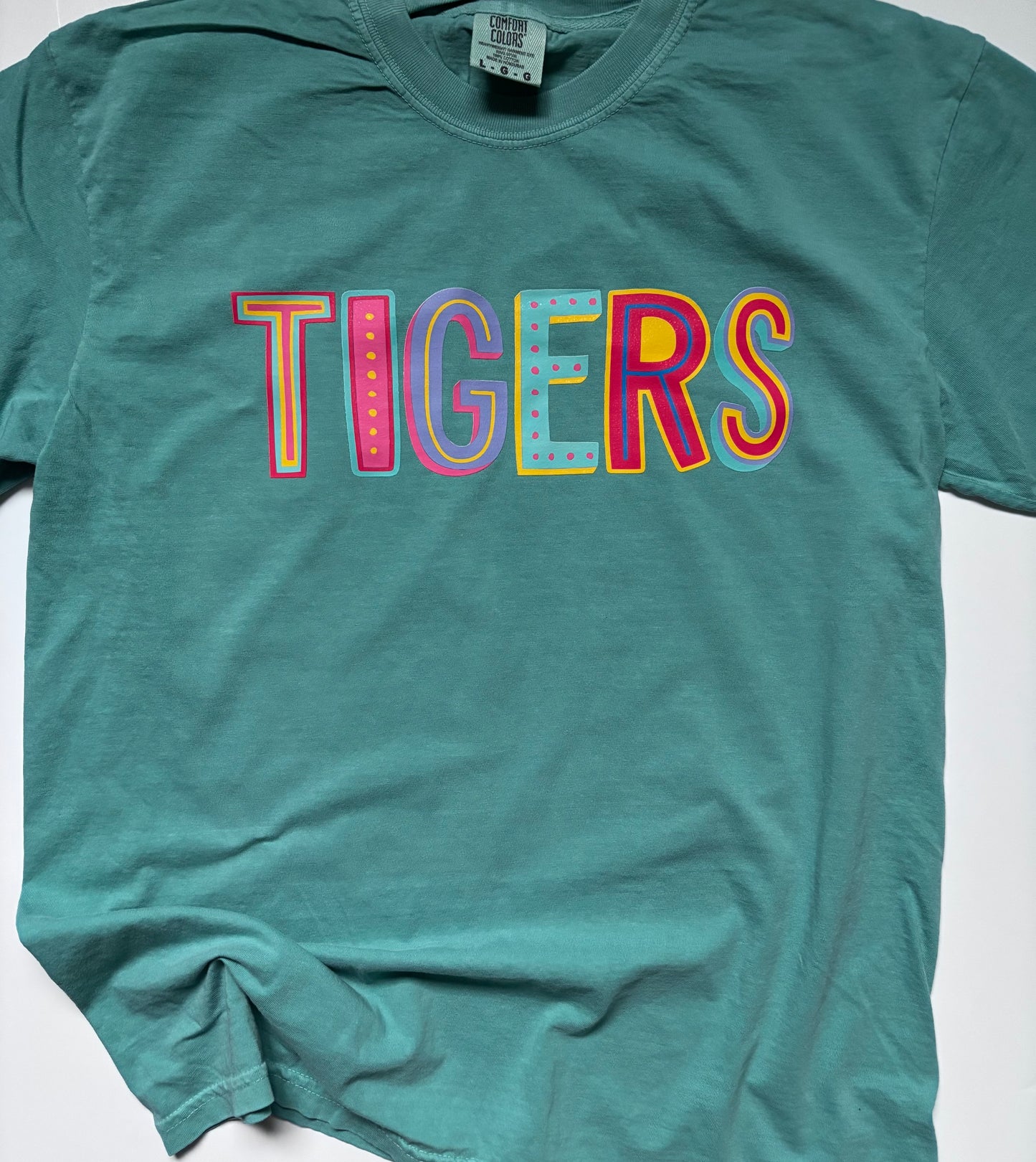 Colorful Font Tigers