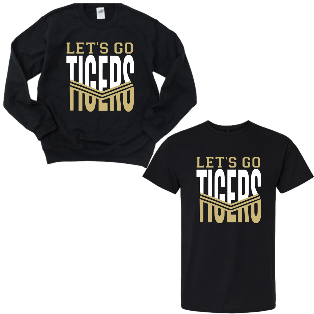 Let's Go Tigers V Design