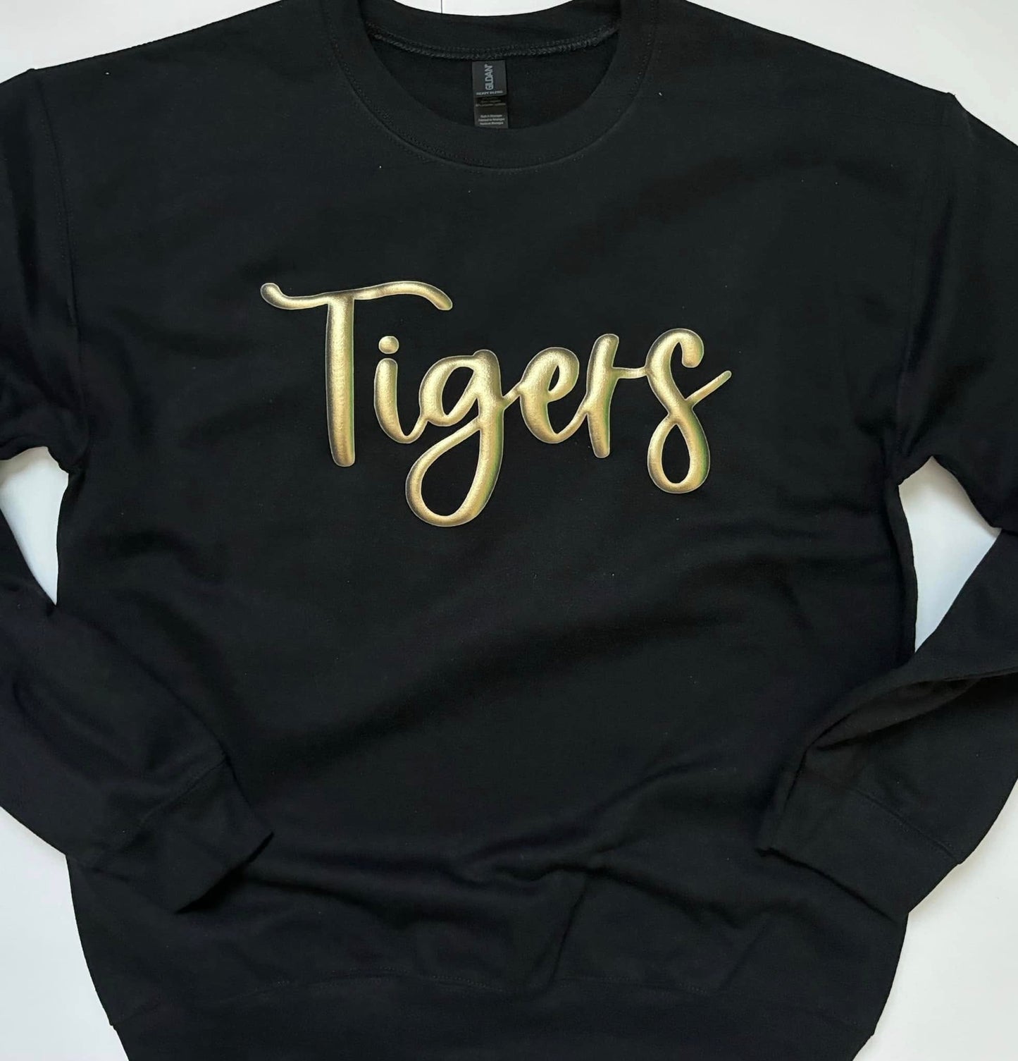 Metallic Puff Sweatshirt