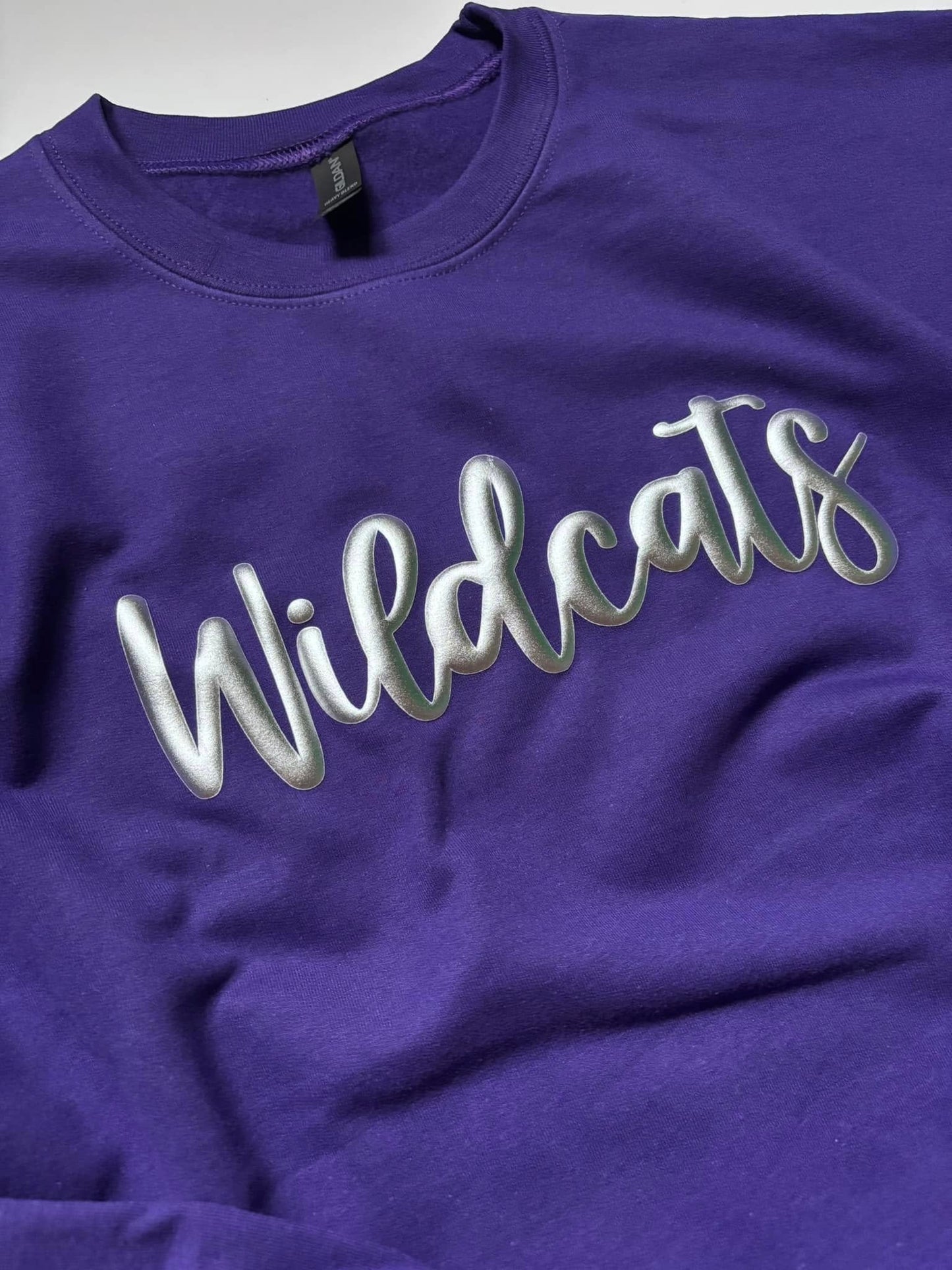 Metallic Puff Sweatshirt